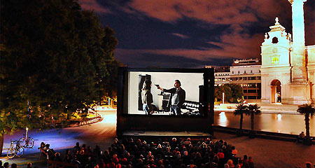 Cinéma en plein air à Vienne  Cinéma en plein air à Vienne