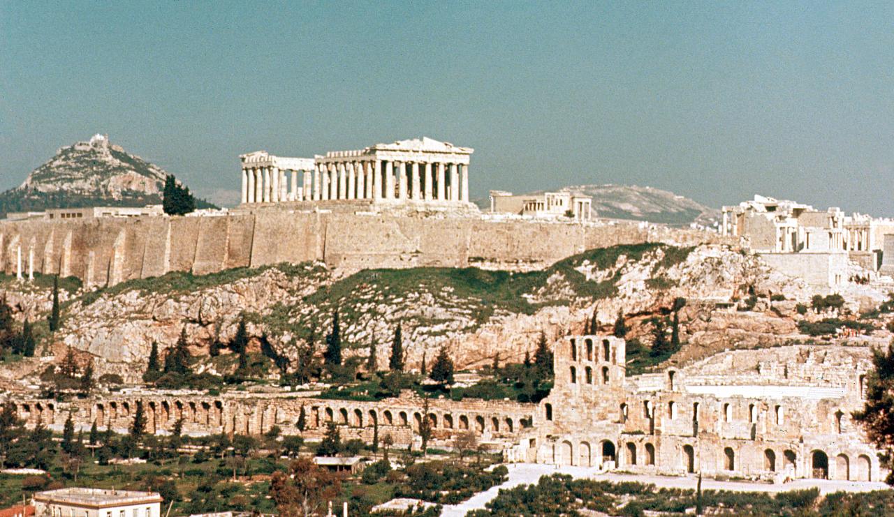 Meilleures vues de l’Acropole d’Athènes